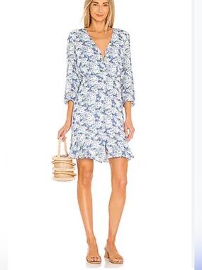 Rails Elsie Dress Floral Blue Small